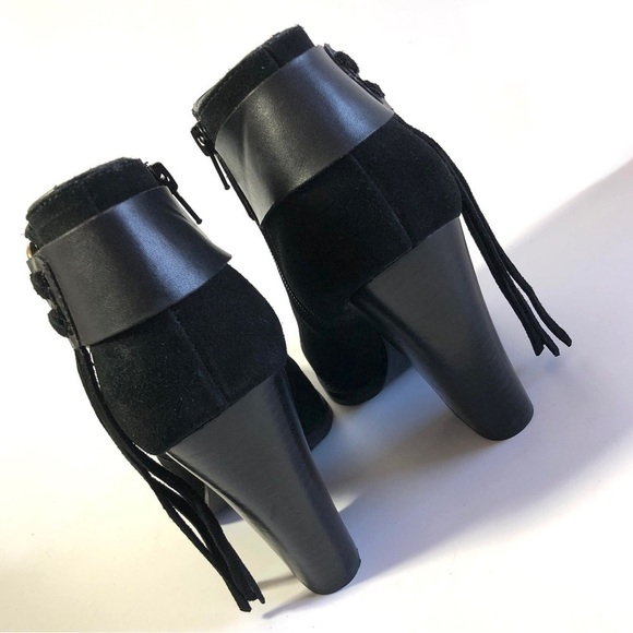 Kensie Massey Tassel Suede Booties - Picture 8 of 14